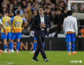 Marcelino habla sobre la crisis del Valencia: "Es una pena, pero el dueño del club quiere que así sea"