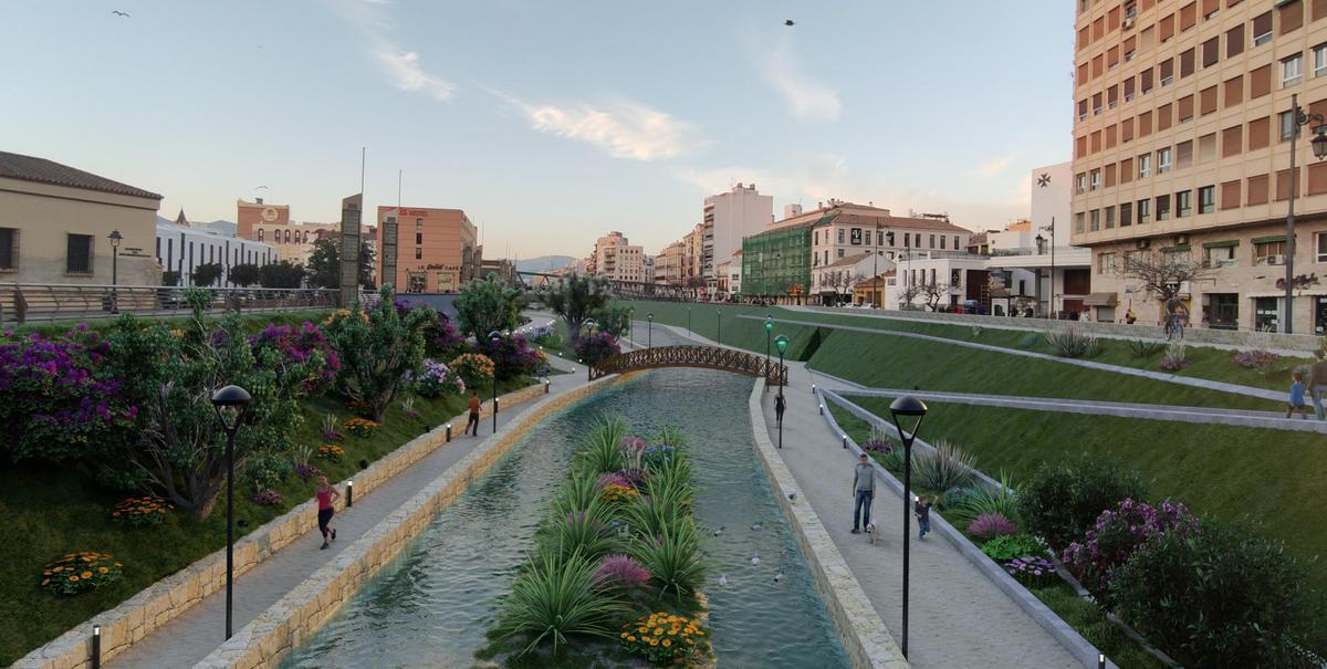 Propuesta del PSOE para peatonalizar la Marina, la Alameda y el Guadalmedina