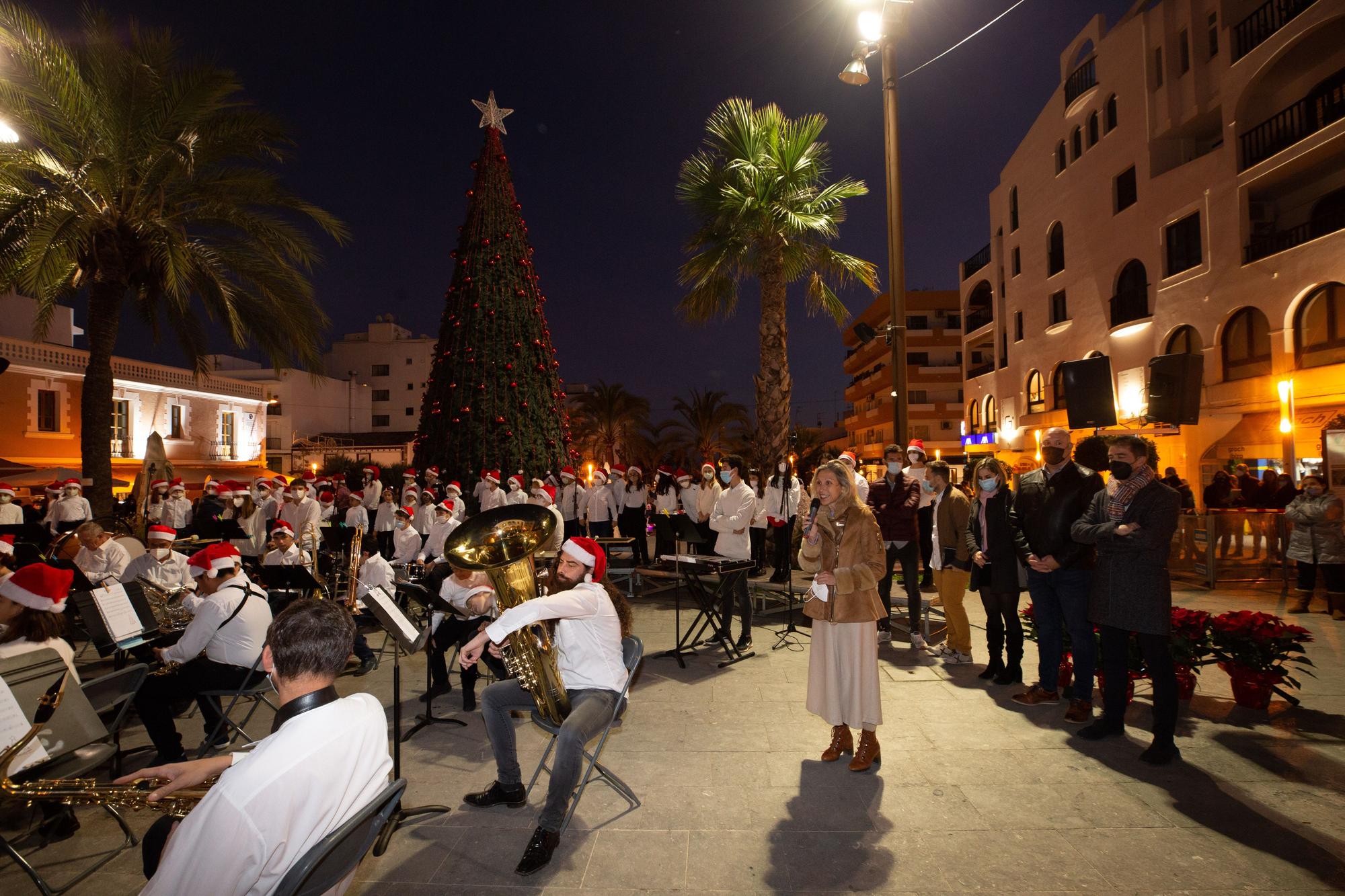 Encendido de las luces de Navidad en Santa Eulària