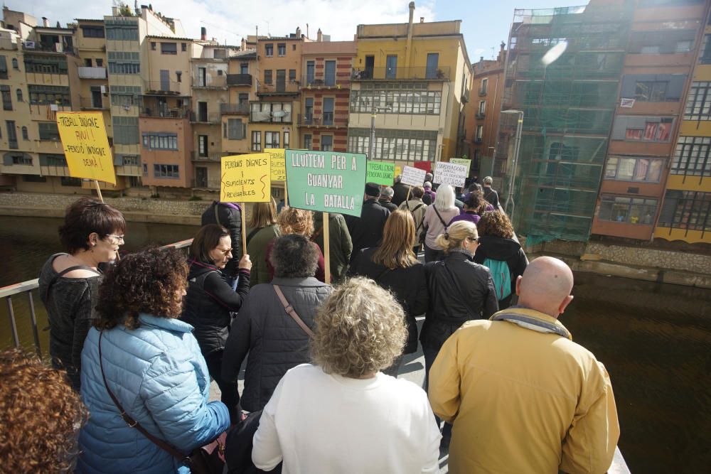 La Plataforma Feminista s'uneix a la protesta dels pensionistes