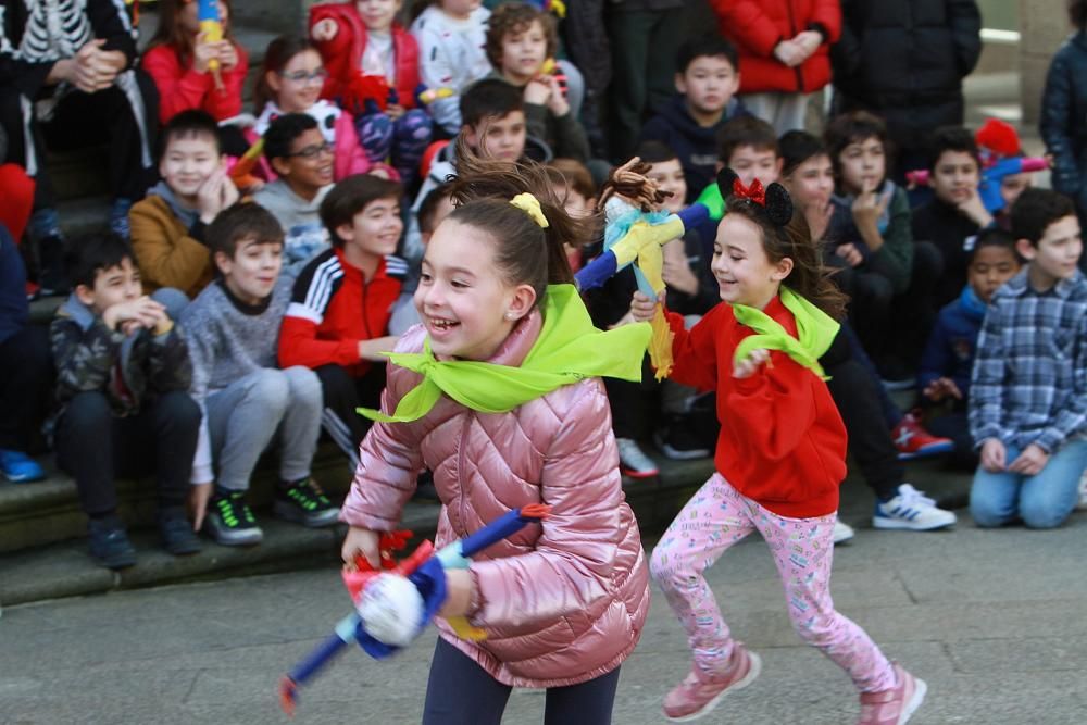 Los niños y las niñas participantes.