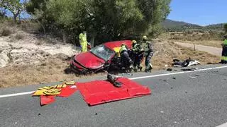 Tres heridos al chocar dos coches entre Sant Llorenç y Son Servera