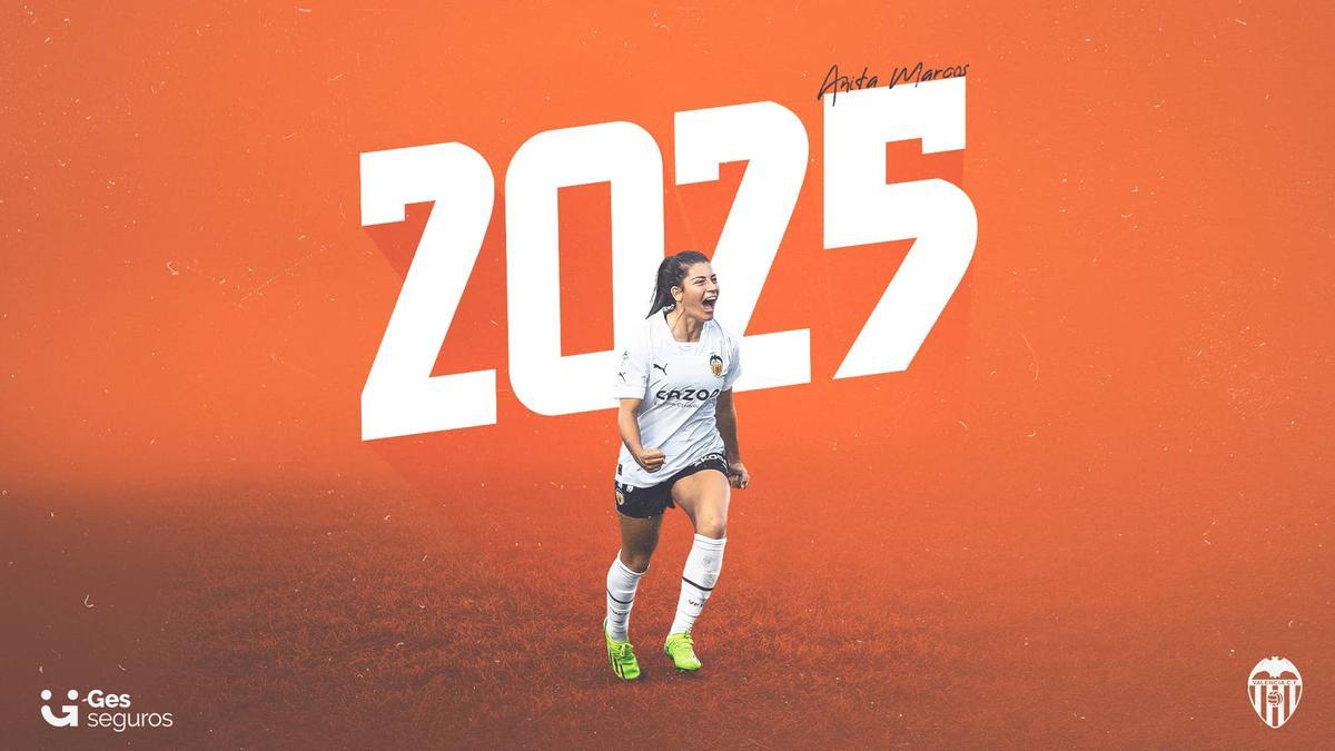 Anita Marcos renueva hasta 2025