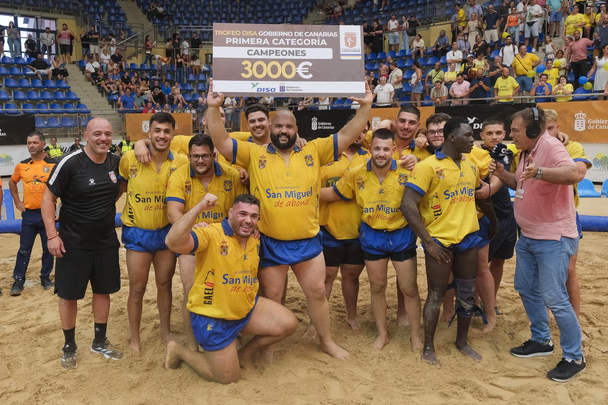 Final del torneo DISA Gobierno de Canarias de Lucha