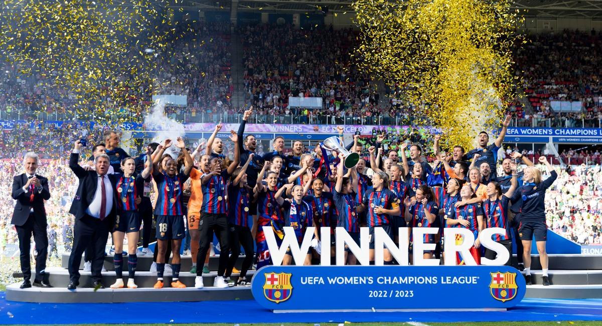 Así fue la fiesta de la Champions del Barça