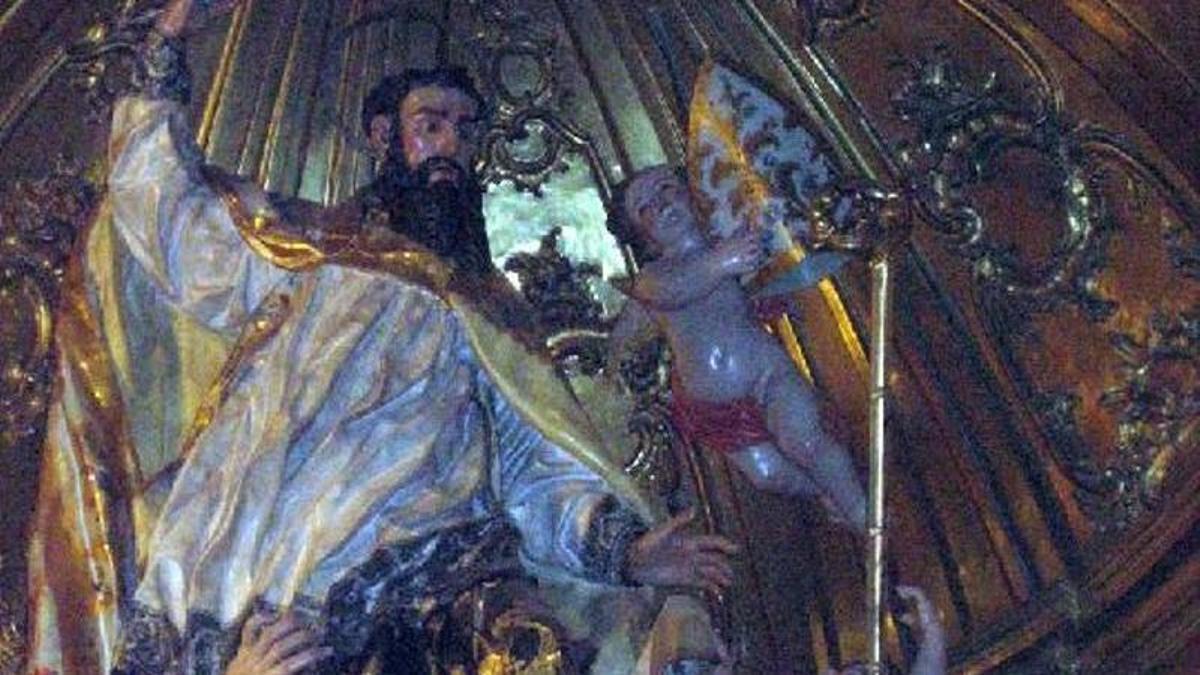 San Agustín de Francisco Salzillo en el Convento de las Agustinas Descalzas. Hacia 1670