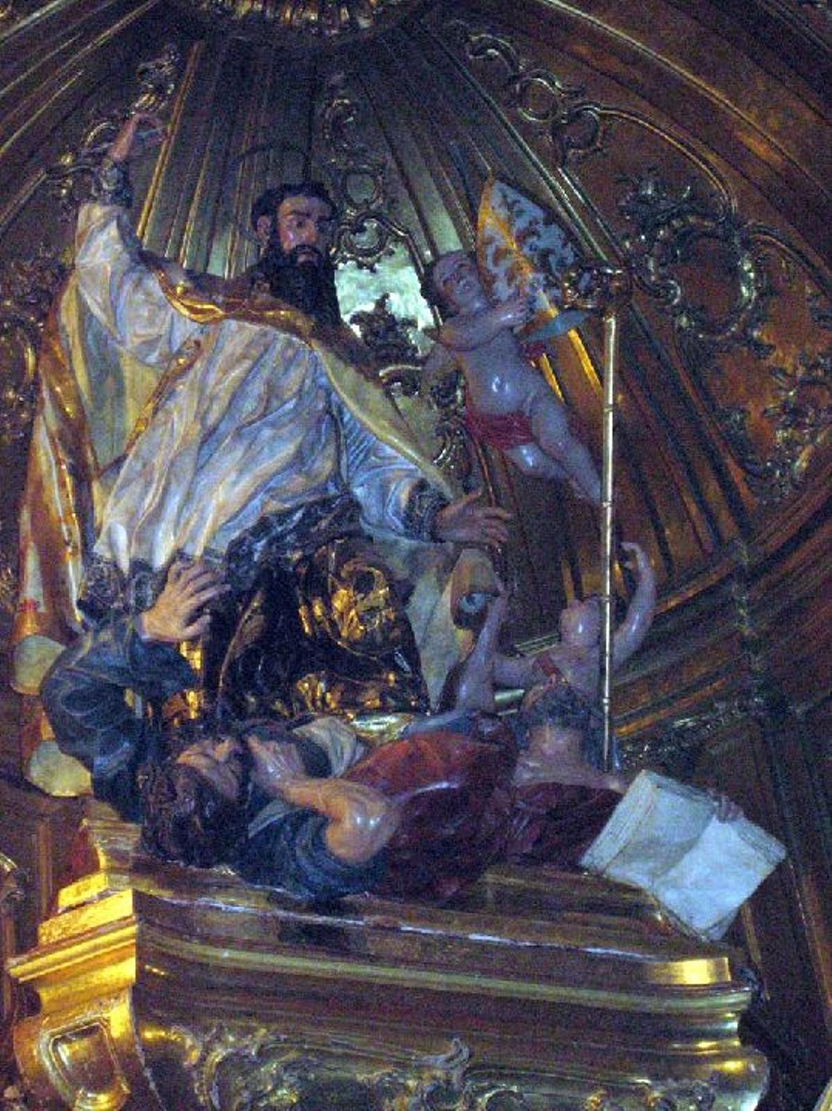 San Agustín de Francisco Salzillo en el Convento de las Agustinas Descalzas. Hacia 1670