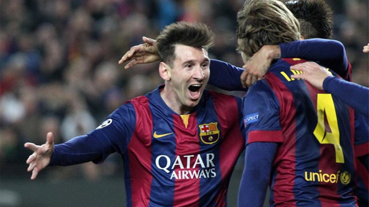 Rakitic marcó un gran gol tras recibir una brillante asistencia de Messi