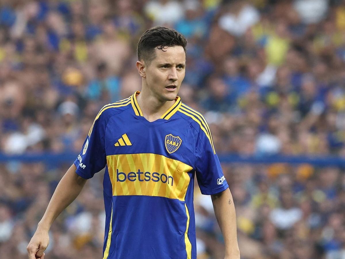 Ander Herrera con Boca Juniors.