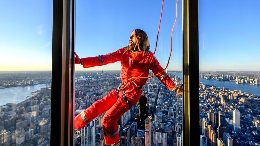 Jared Leto escala el Empire State Building y se convierte en la primera persona en alcanzar su cima de forma legal