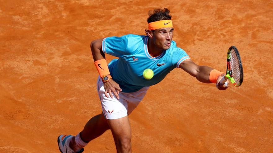 Rafa Nadal busca un puesto en la final de Roma.