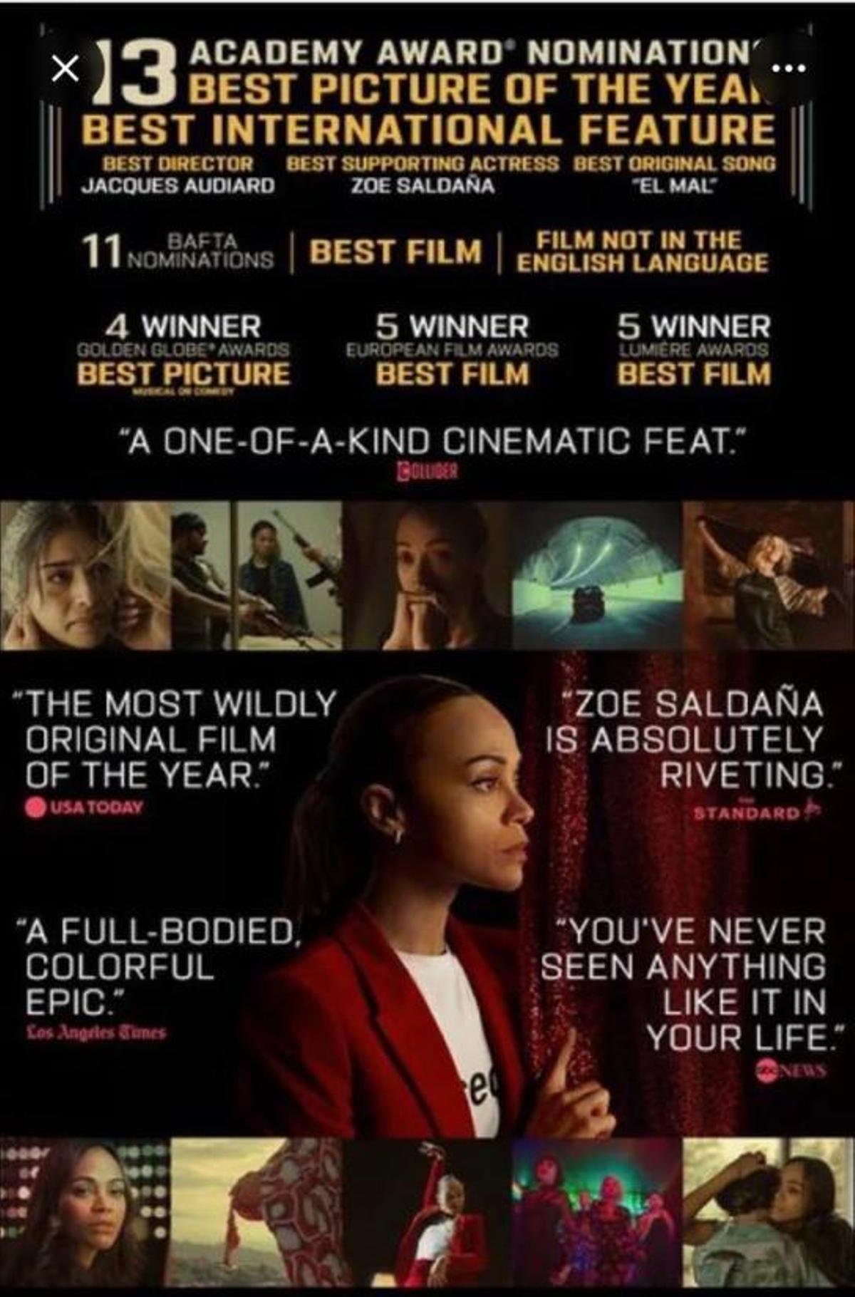 Los nuevos pósters de 'Emilia Pérez', sin Karla Sofía Gascón