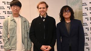 De izquiera a derecha, Pin-Hong Lin (China Taipei), Nejc Kamplet (Eslovenia) y Curtis Phill Hsu (USA).