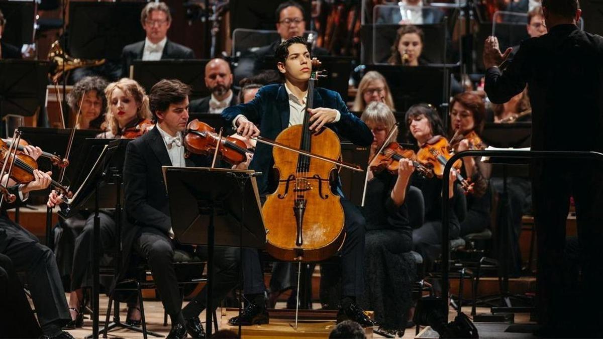 El malagueño, durante su concierto de la finalísima del Queen Elisabeth