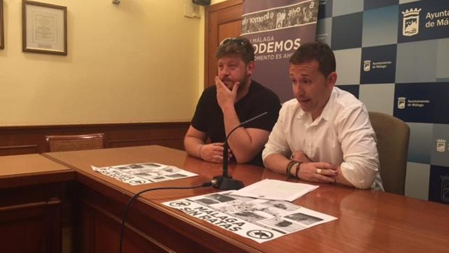 Podemos pone en marcha una campaña contra la presencia de ratas en Málaga