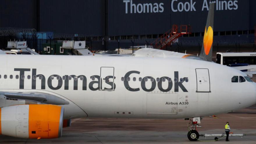 Un avió de la companyia Thomas Cook