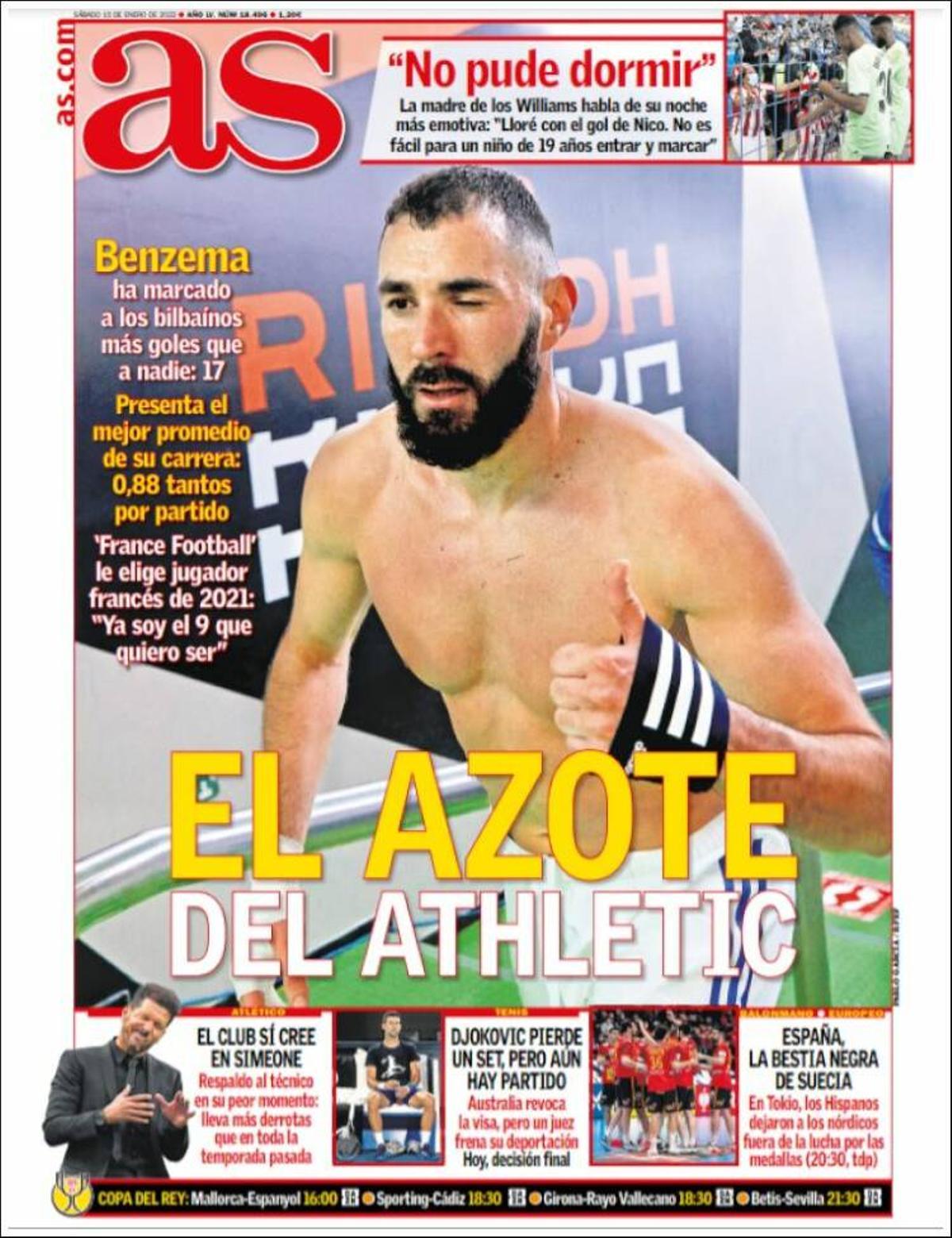 Las portadas de la prensa deportiva de hoy
