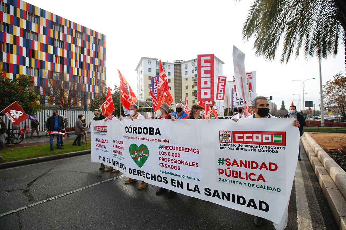 Manifestación en defensa de la sanidad pública