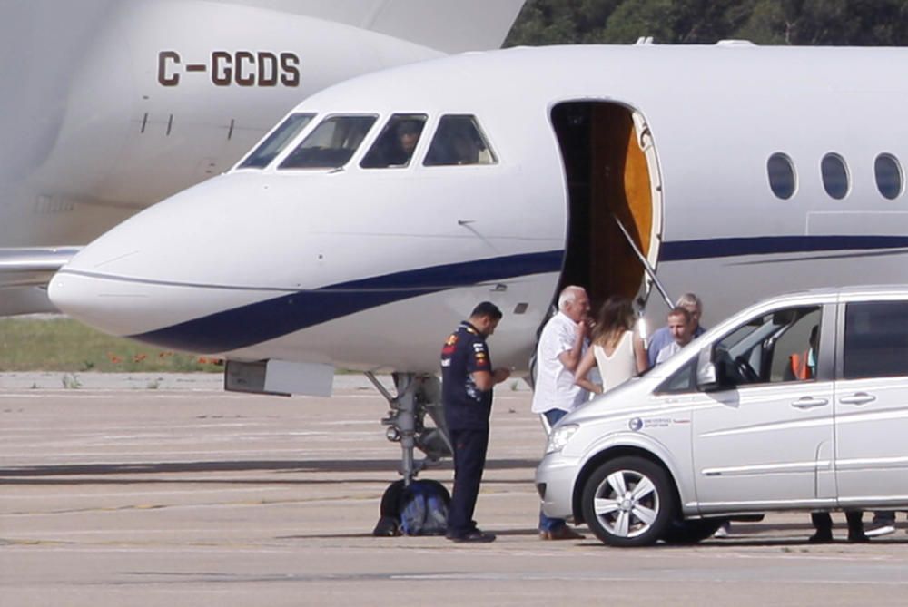 El propietari de Red Bull aterra a l'aeroport de Girona