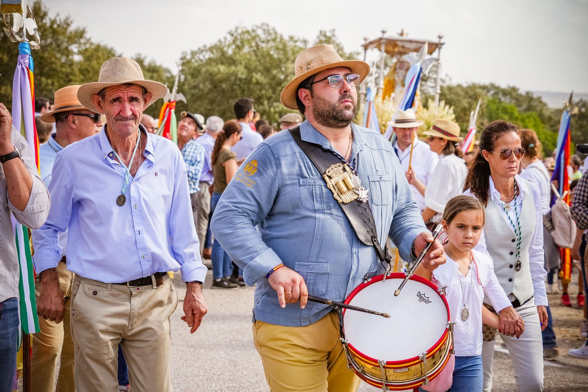 La Virgen de Luna regresa a su ermita rodeada de romeros