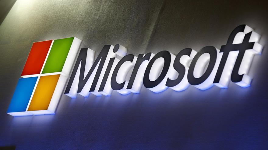 El logo de Microsoft.