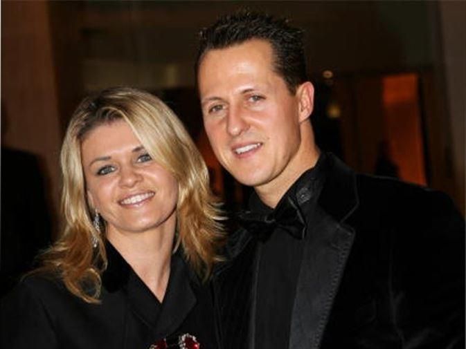 Michael Schumacher y su mujer Corinna Schumacher.