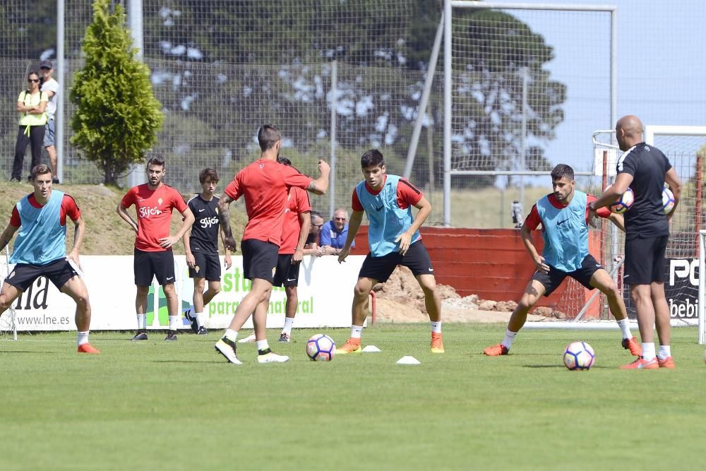 Entrenamiento del Sporting