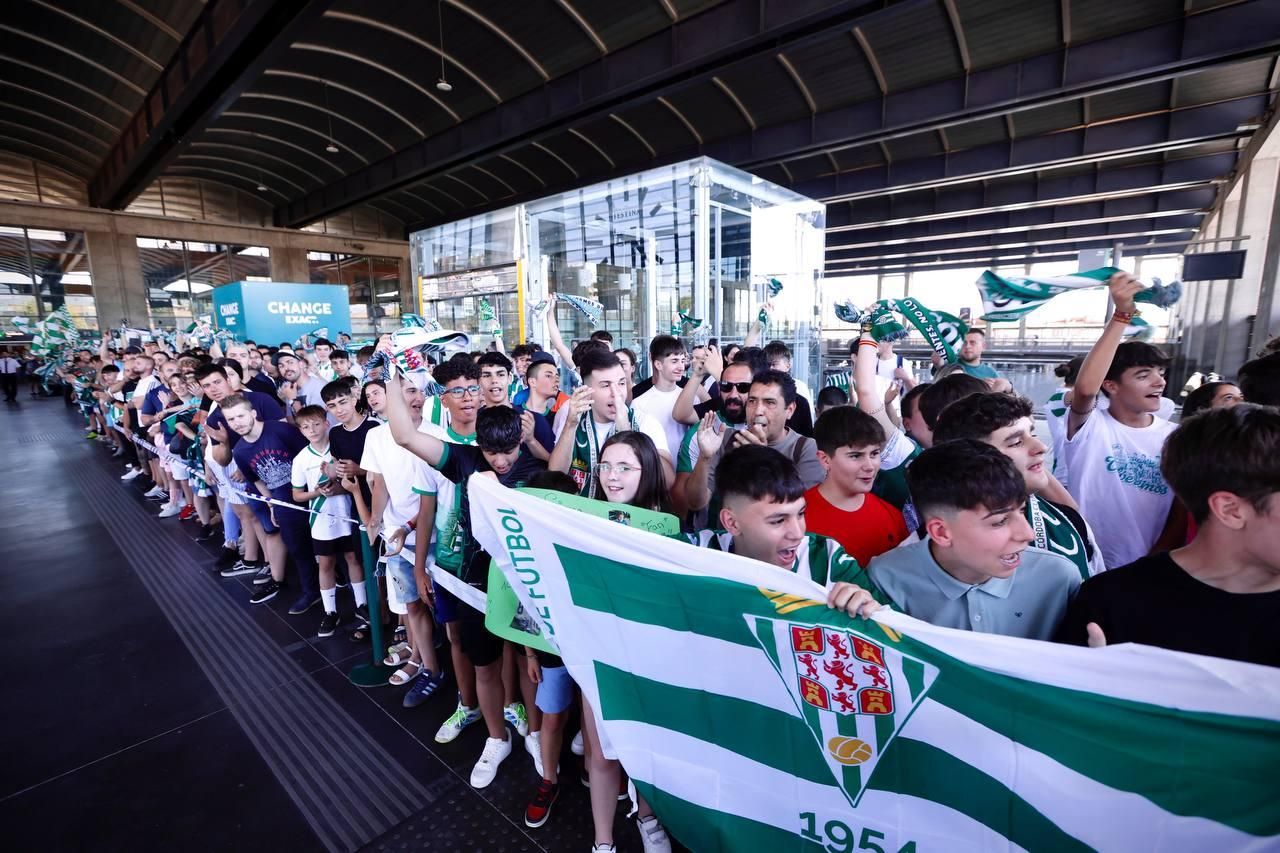 La despedida del equipo blanquiverde, en imágenes
