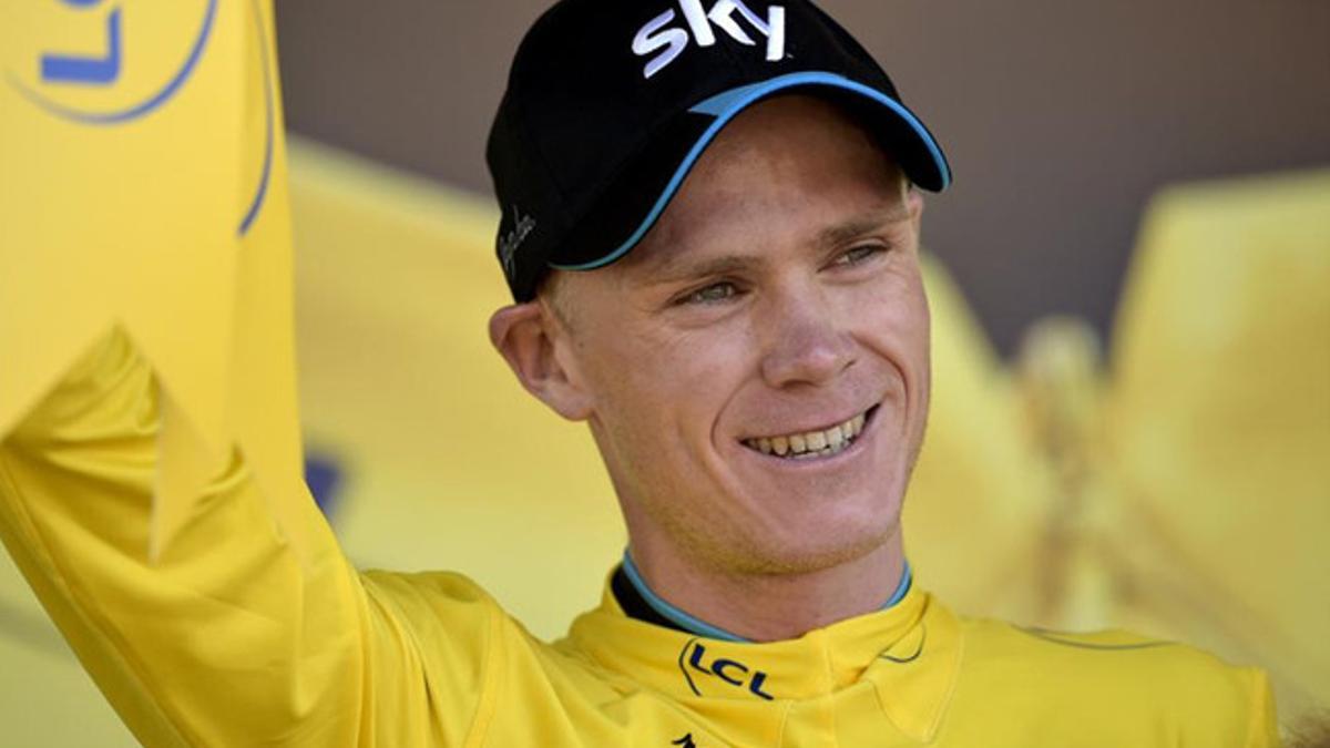 Froome se vistió de amarillo