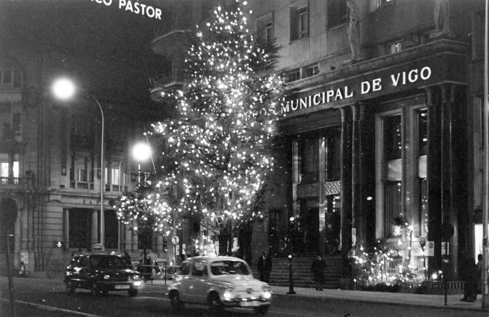 Un paseo por 50 años de Navidad en Vigo