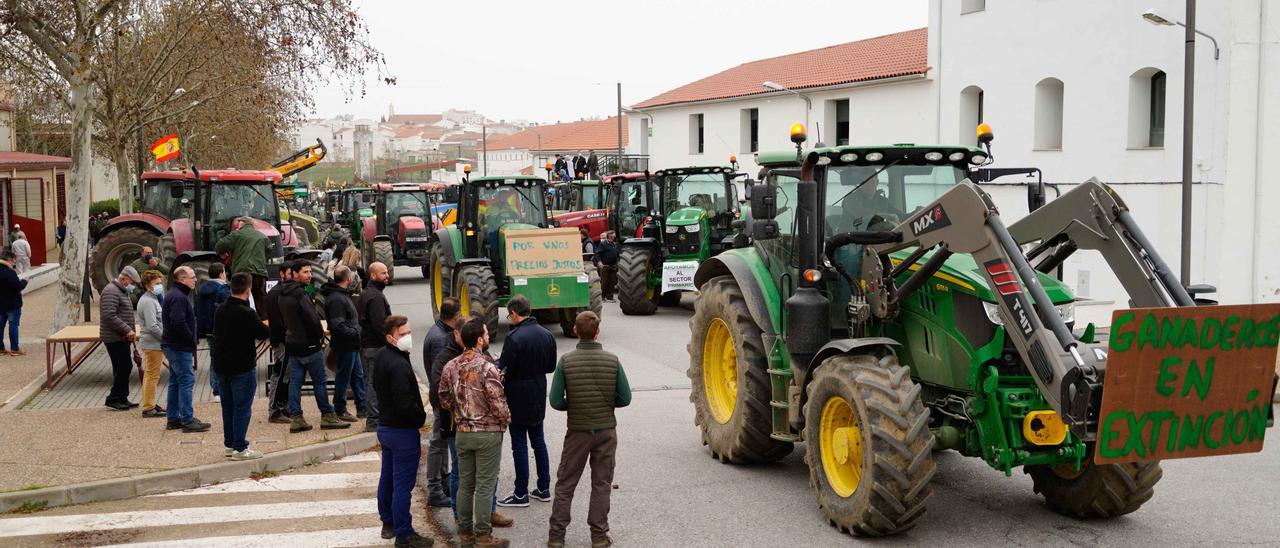 Nueva tractorada en Los Pedroches