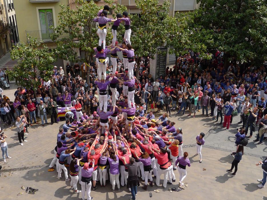 Rua infantil, cercavila i castells per acomiadar les Fires de Figueres