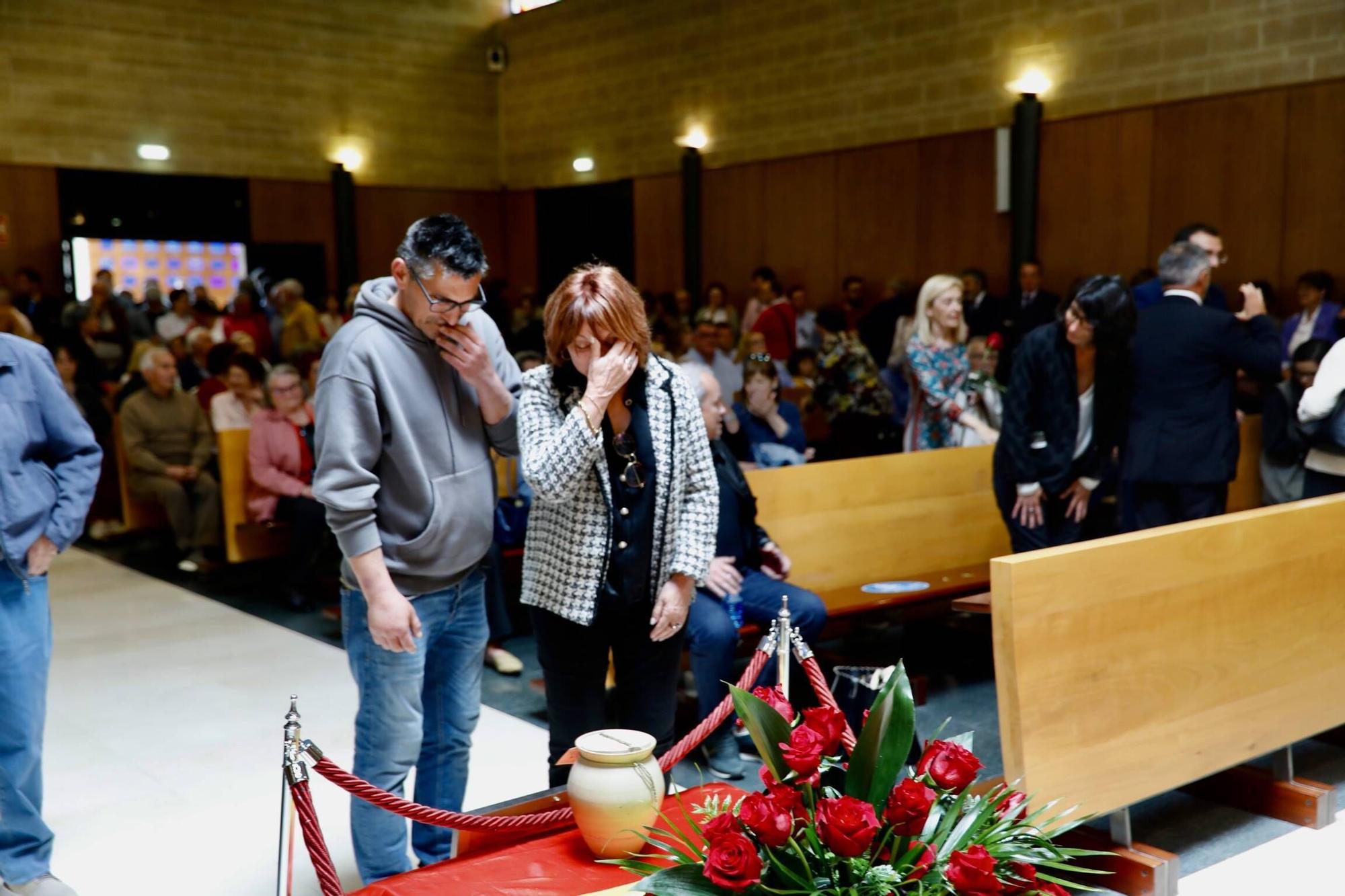 En imágenes: Así fue el emotivo acto de despedida de Maricuela