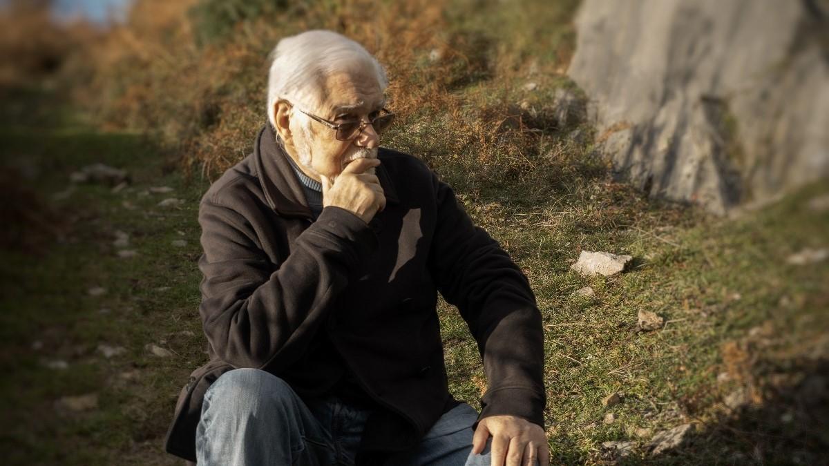 Georges Sauvet, estos días en el Alto Nalón