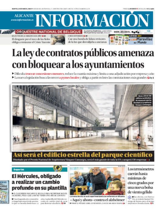 Estas han sido las portadas más destacadas de INFORMACIÓN en 2018