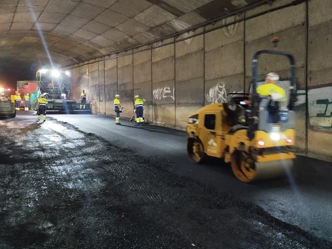 Reasfaltado enlace El Rincón y Las Arenas