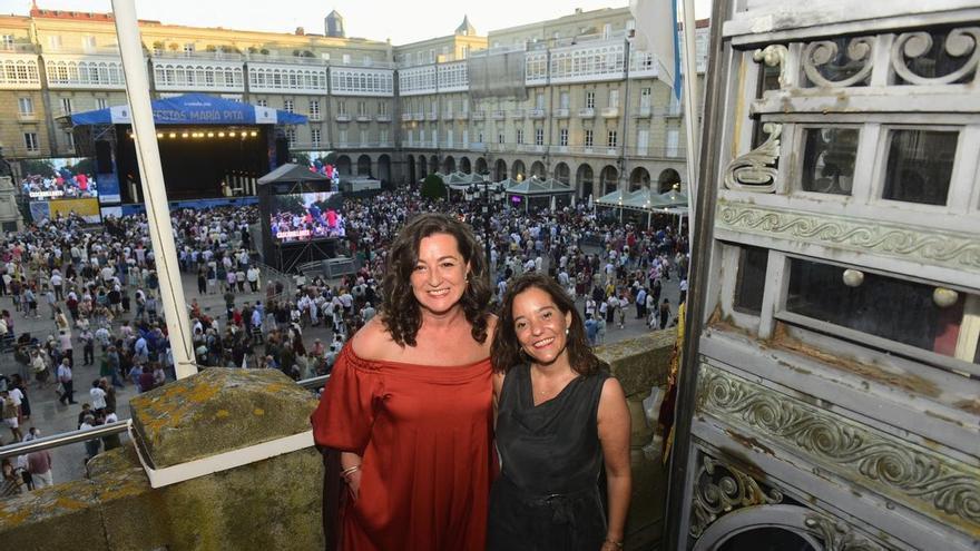 Pregón de la actriz Lucía Veiga que abre la fiestas de María Pita en A Coruña
