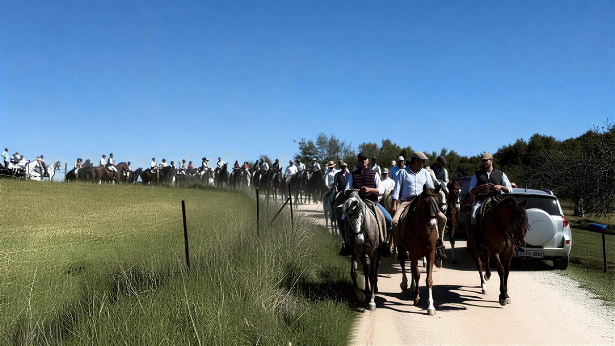 Recorrido ecuestre para celebrar el Día del Caballo