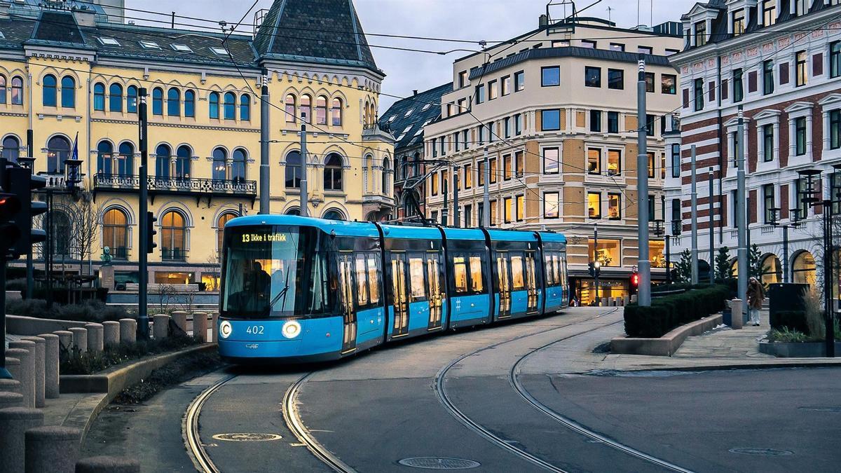 Tranvía de CAF en Oslo