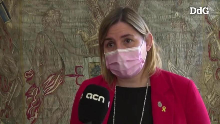 L'alcaldessa de Figueres, Agnès Lladó, explica que estan buscant una solució per a les persones que pateixen els talls de llum a la zona oest