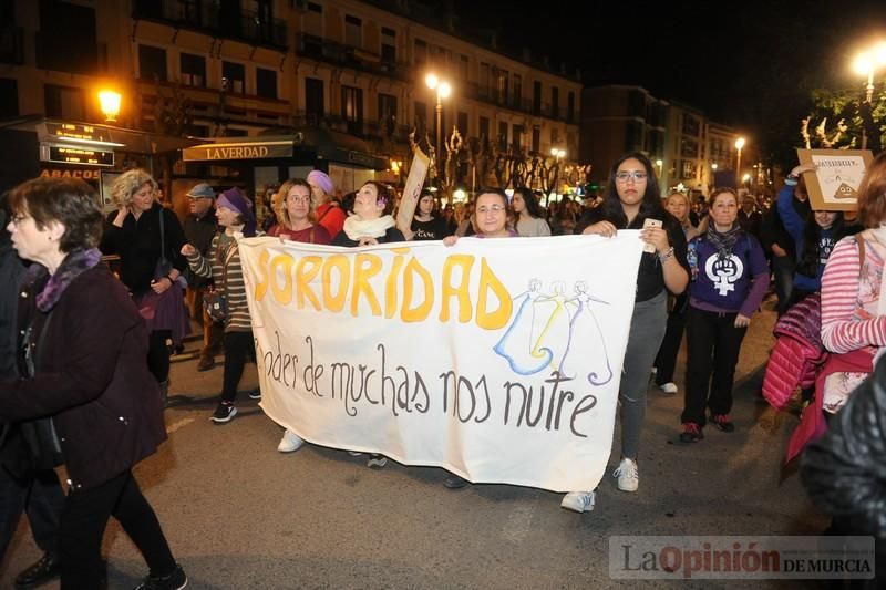 Manifestación por el Día de la Mujer en Murcia