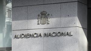 Fachada de la Audiencia Nacional en Madrid.