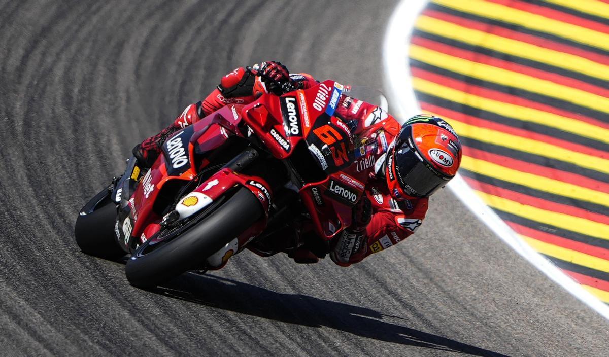 Francesco 'Pecco' Bagnaia, en una de sus vueltas a Motorland.