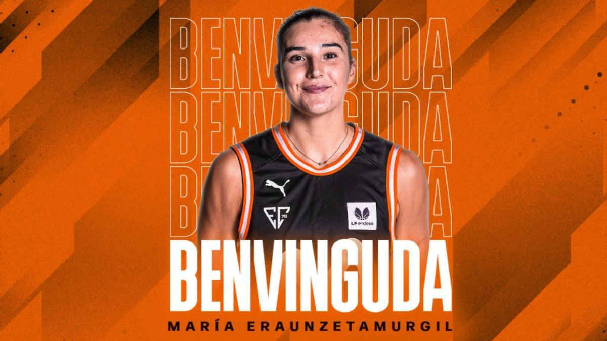 María Eraunzetamurgil, firme promesa del baloncesto español que ha firmado por el Valencia Basket