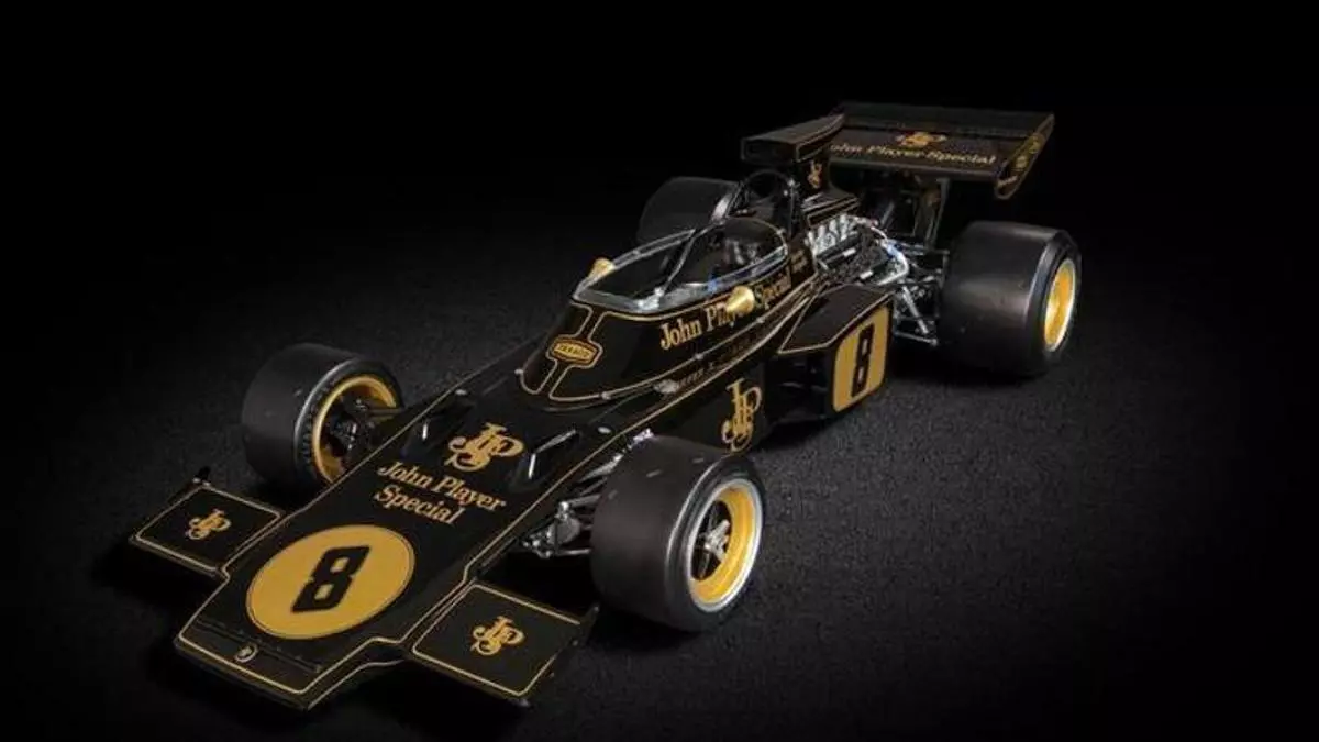 El Lotus 72D de Pocher a escala 1:8: una pieza de alta precisión para coleccionistas de la Fórmula 1 clásica