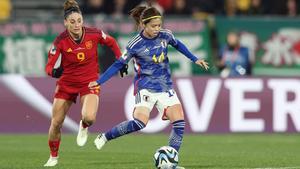Imagen del partido entre Japón y España