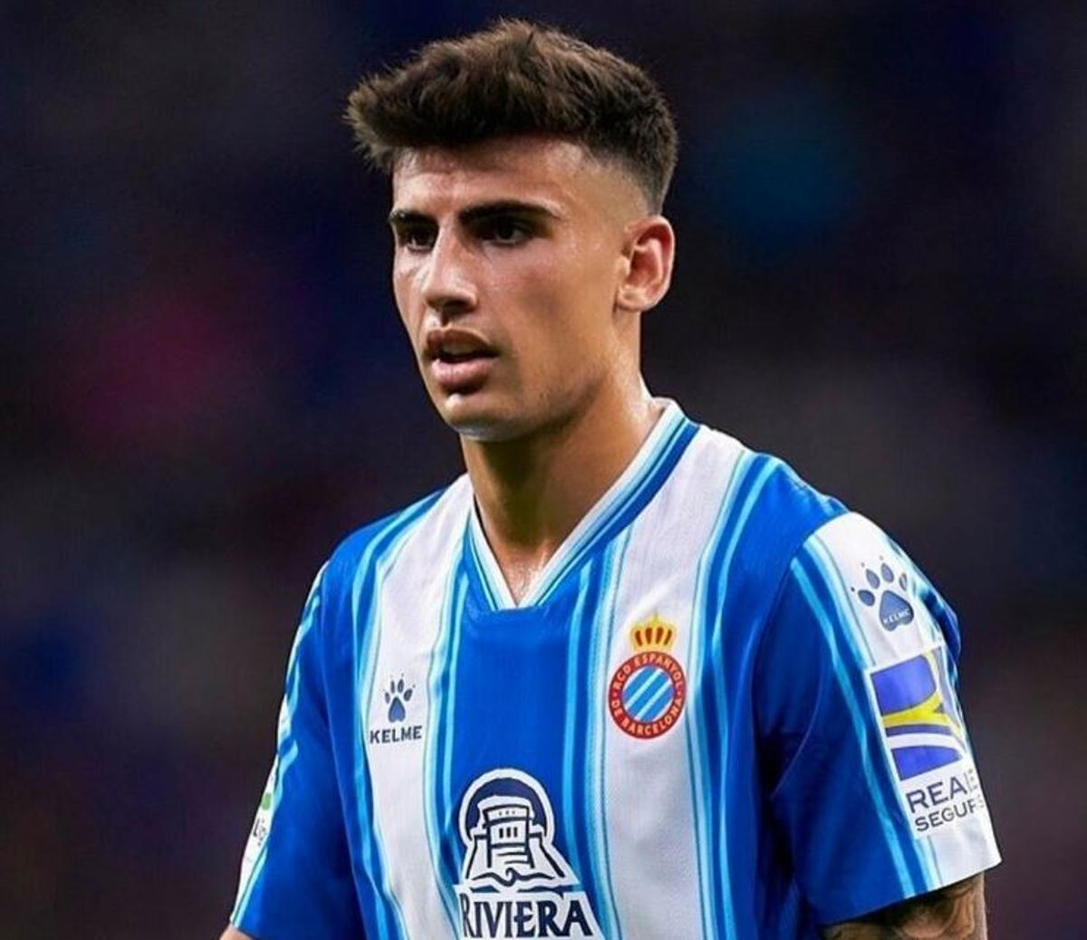 Rubén Sánchez, en un partido con el RCD Espanyol