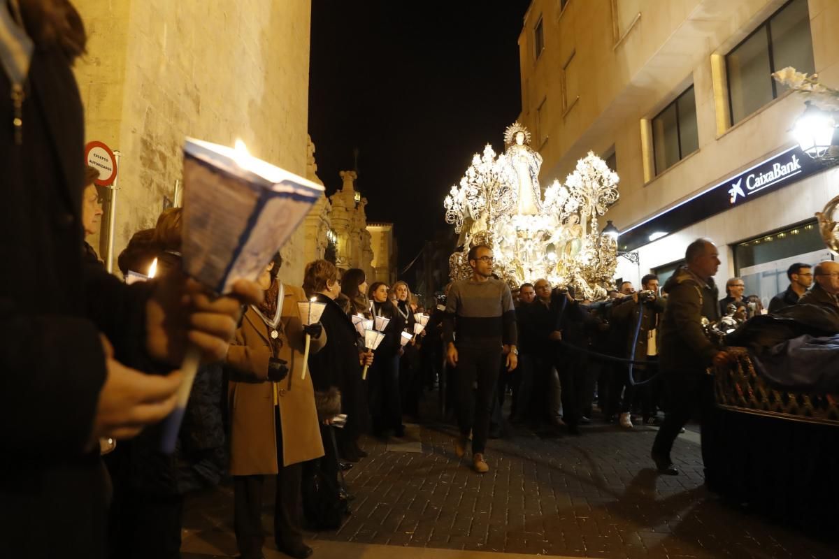 Procesión del farolet de las Purisimeras de Vila-real