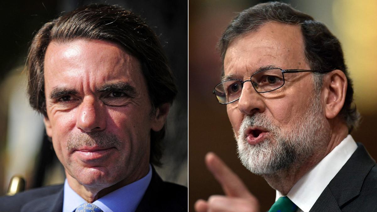 José María Aznar y Mariano Rajoy