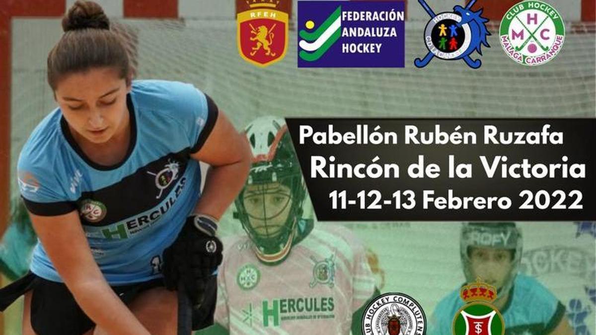 Imagen del cartel de la semifinal del Campeonato de España de Hockey Sala Juvenil Femenino.